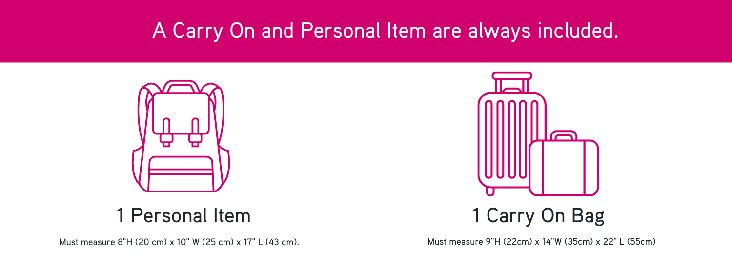 Is baggage allowance per person or per bag?
